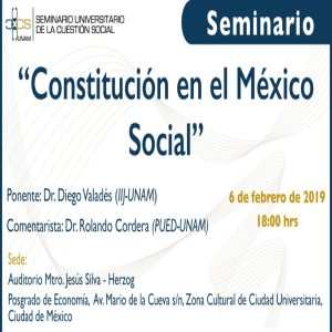 Constitución en el México Social @ Auditorio Jesús Silva - Herzog, Posgrado de Economía | Ciudad de México | Ciudad de México | México