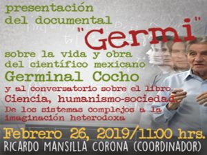 Presentación del documental "Germi" @ Auditorio del CEIICH | Ciudad de México | Ciudad de México | México