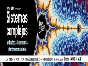 Sistemas complejos aplicados a la economía y fenómenos sociales @ Sala de cómputo 2, Instituto de Investigaciones Económicas | Ciudad de México | Ciudad de México | México