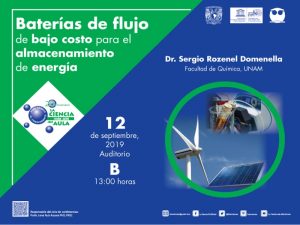 Baterías de flujo de bajo costo para el almacenamiento de energía @ Auditorio B | Ciudad de México | Ciudad de México | México