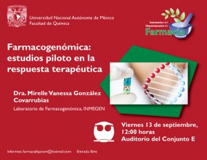 Farmacogenómica: estudios piloto en la respuesta terapéutica @ Auditorio del Conjunto E | Ciudad de México | Ciudad de México | México