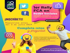 1er Rally FCA en redes sociales @ Facultad de Contaduría y Administración | Ciudad de México | Ciudad de México | México