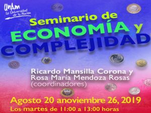 Seminario Economía y Complejidad @ Auditorio Rolando García, CEIICH | Ciudad de México | Ciudad de México | México